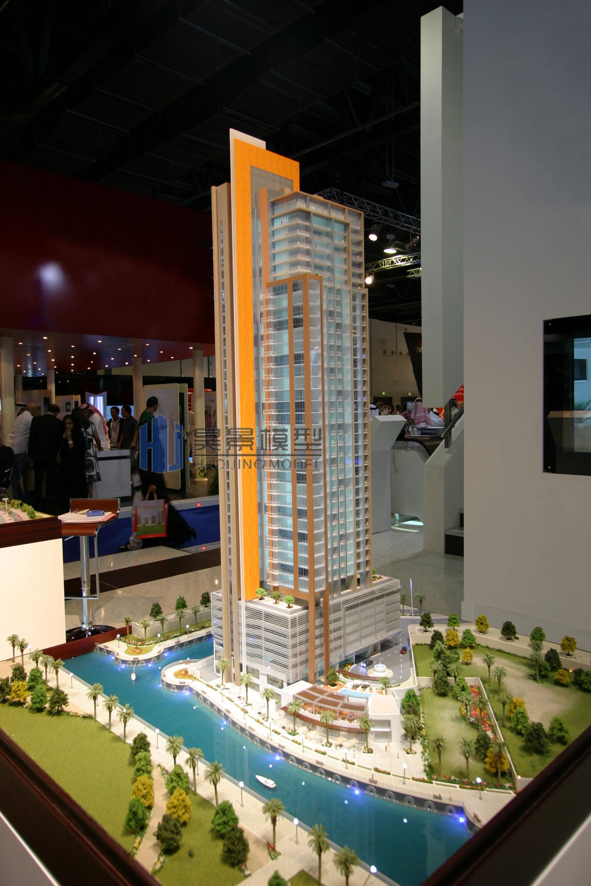 迪拜阿治曼叫商务楼模型