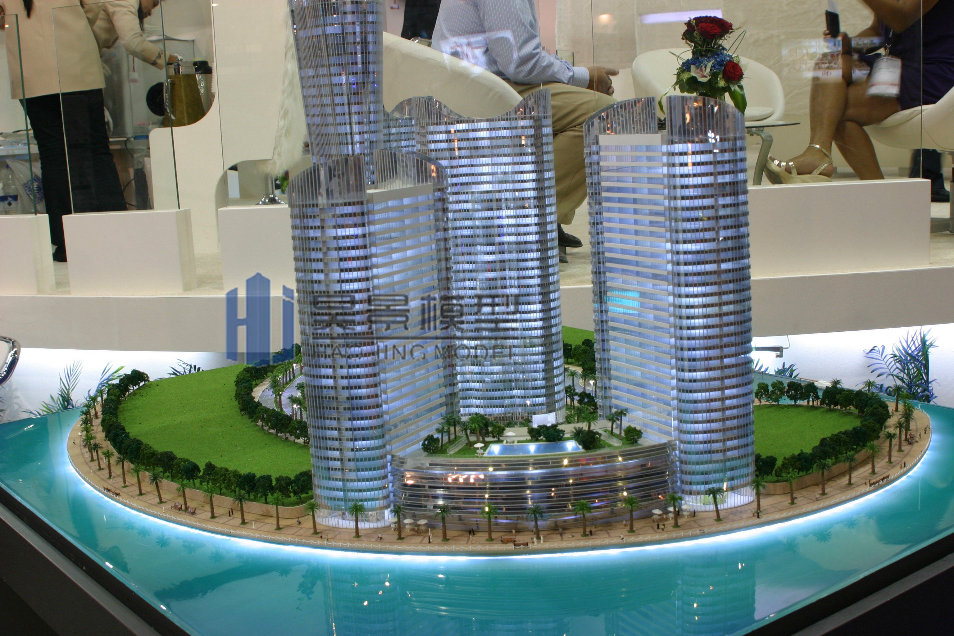 迪拜商业中心模型