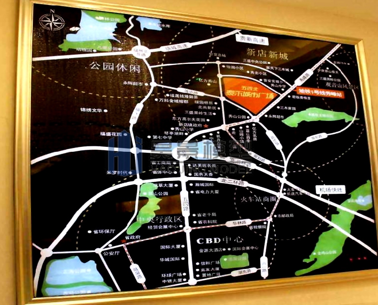 泰尔城市广场总体规划模型