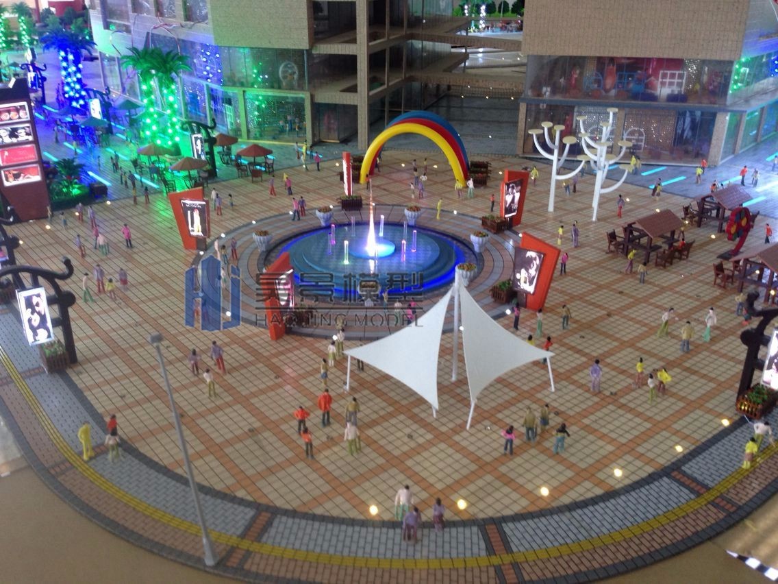 润达商业广场建筑模型